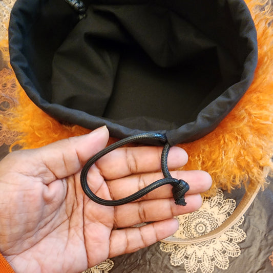 Faux Mongolian Fur Hand Bag (Shufetti)